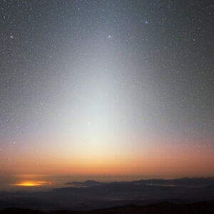 Zodiacal light over La Silla Observatory, Chile, photo by ESO Y. Beletsky, CC BY 4.0 post feat